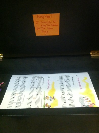 Piano Bench Sight Reader